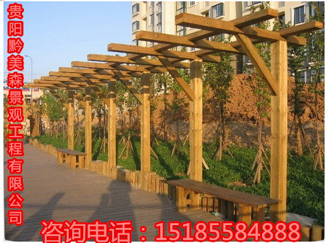 供應(yīng)木屋建設(shè)、木別墅施工、花箱訂做、花架施工