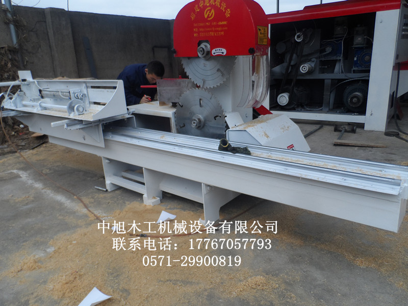 供應(yīng)圓木推臺鋸，雙導(dǎo)軌木材推臺鋸機，推臺鋸價格