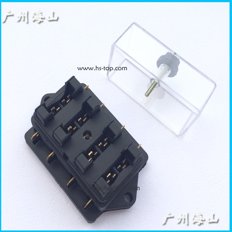 供應(yīng)用于電路保險盒的生產(chǎn)4路保險絲盒 汽車改裝*配件