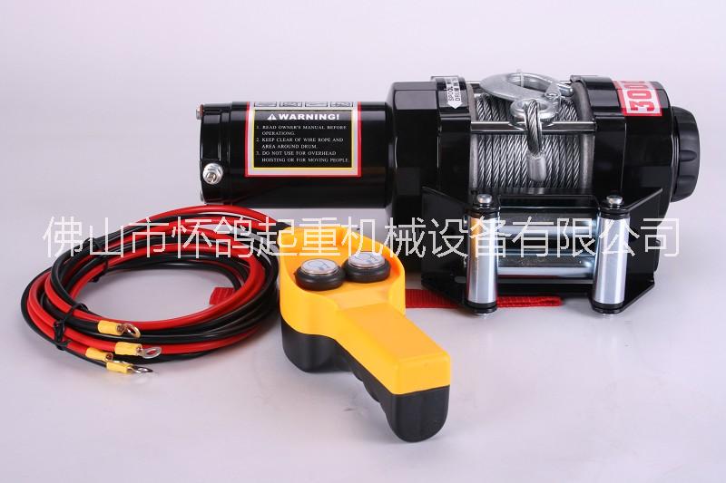 供應(yīng)用于汽車的12伏車用電動絞盤2000磅批發(fā)
