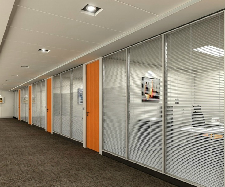 供應高隔間鋁型材84AS、玻璃隔斷/