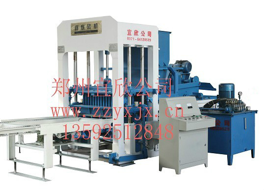 供應(yīng)全自動液壓水泥磚機(jī)河南宜欣