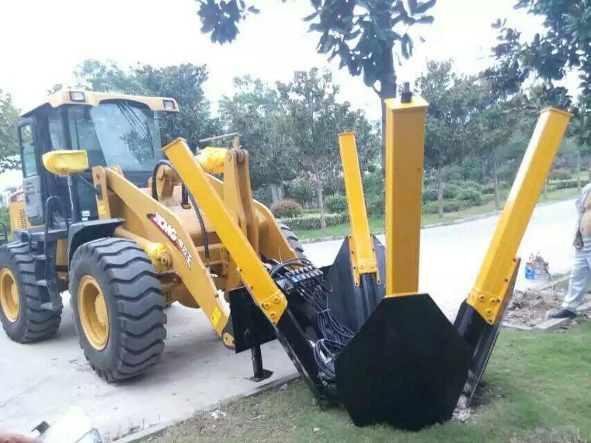 供應(yīng)滑移裝載機附具移樹機，小裝配移樹機，926鏟車配移樹機