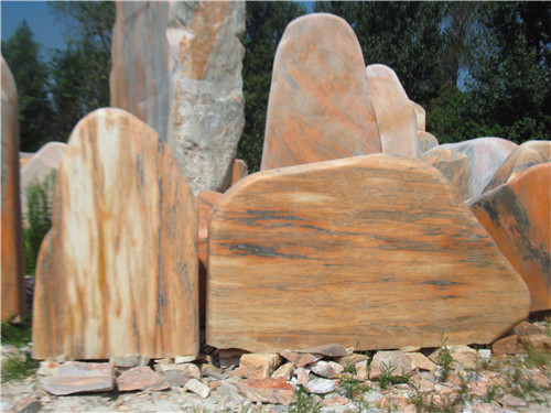 河南晚霞紅奇石底座價(jià)格