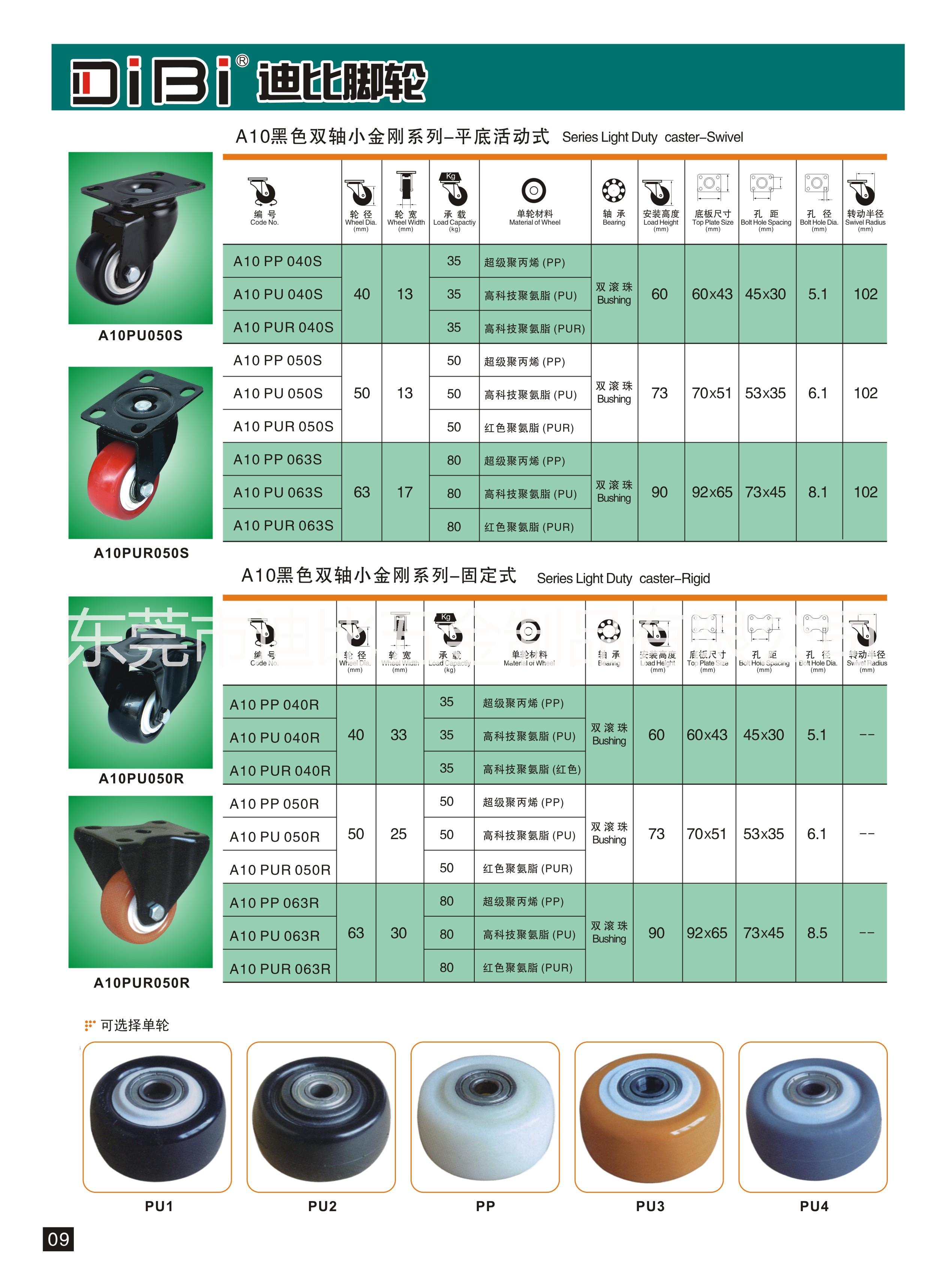 2寸小金剛PU萬(wàn)向輪　 2寸小金剛Pu萬(wàn)向輪廠家直銷(xiāo)