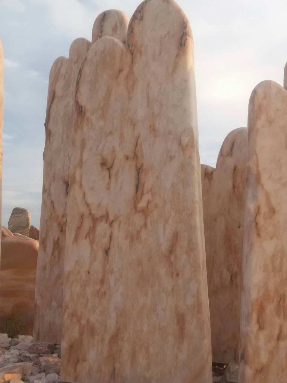 河南晚霞紅門牌石招牌石刻字石批發(fā)