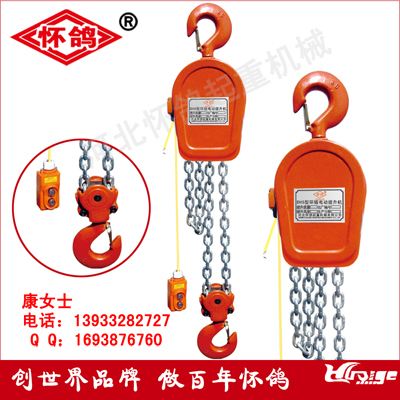 懷鴿 DHS環(huán)鏈電動(dòng)葫蘆-電動(dòng)倒鏈-*電動(dòng)倒鏈廠家