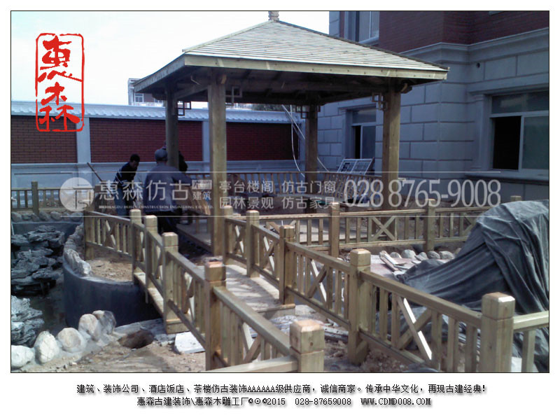 景觀亭子、 景觀亭子、戶外防腐木亭子施工隊(duì)伍