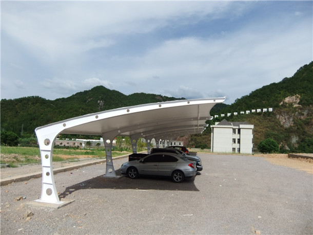 供應(yīng)優(yōu)質(zhì)膜結(jié)構(gòu)汽車遮陽棚、浙江天禧膜結(jié)構(gòu)遮陽景觀