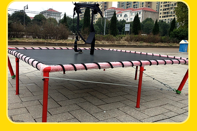 蘭州兒童游樂園鋼管蹦蹦床蹦極定做