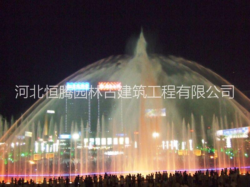 赤城縣精美音樂噴泉程控噴泉旱地噴泉噴泉跳泉制作廠家就是恒騰園林古建公司