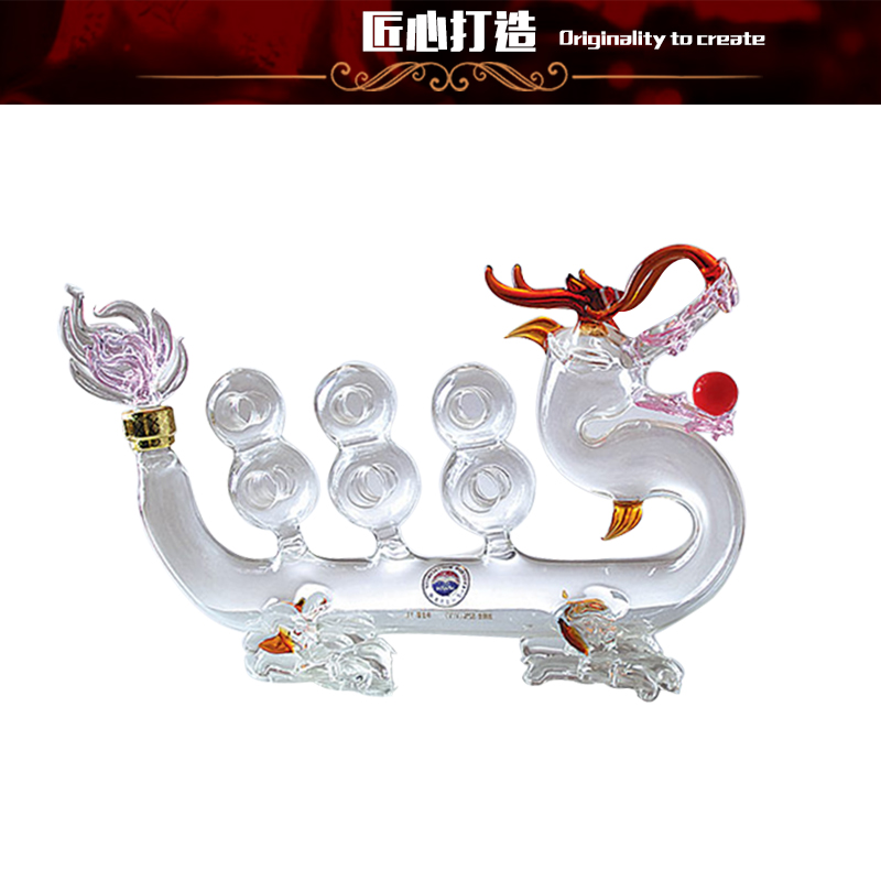 【廠家供應(yīng)】玻璃工藝酒瓶 龍型瓶 工藝酒瓶廠 酒瓶收藏