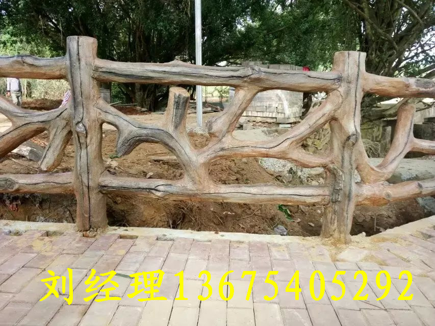 山東仿古建制作園林景觀水泥欄桿，園林景觀水泥欄桿設(shè)計施工