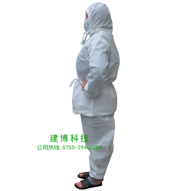 供應(yīng)白色防水防油分體防護服