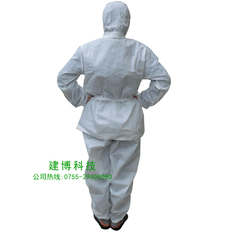 供應(yīng)白色防水防油分體防護服