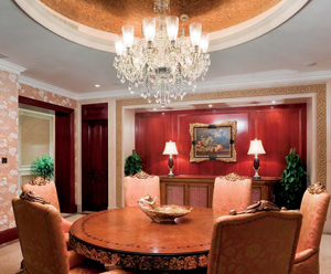 定制大型宴會廳燈飾大型酒店宴會廳水晶大吊燈