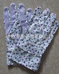 供應(yīng)花園手套點珠手套園林手套園藝手套