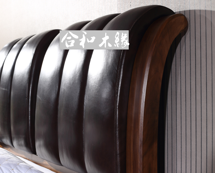 供應(yīng)北美黑胡桃實(shí)木床工廠直銷蘇州實(shí)木家具工廠展廳
