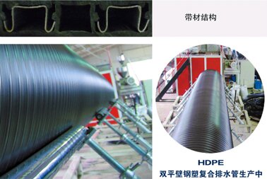 供應(yīng)雙平壁鋼塑排污管