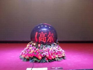 供應(yīng)大型會議水晶啟動球