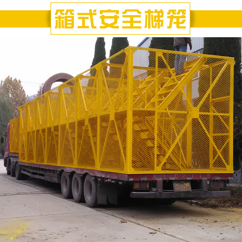 廠家供應(yīng)箱式安全梯籠 箱式梯籠生產(chǎn)廠家批發(fā) 框架爬梯 角鋼爬梯