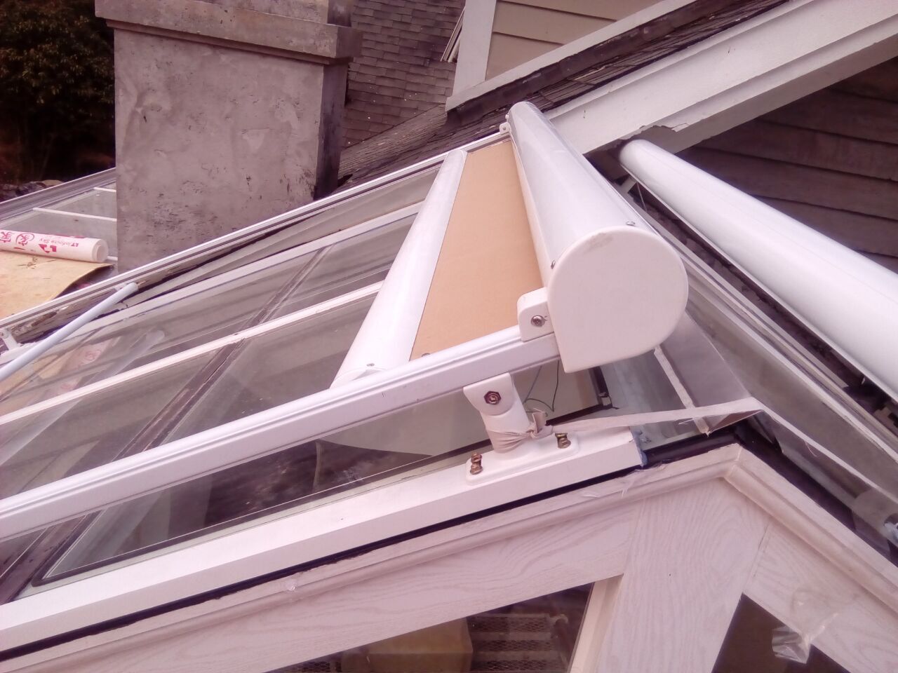 供應陽光房遮陽天幕 玻璃外遮陽蓬 天幕篷