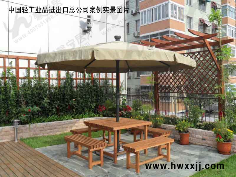 供應(yīng)用于戶外休閑的實(shí)木吧臺(tái)桌椅實(shí)木戶外桌椅