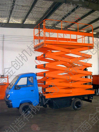 車載剪叉式液壓升降機,車載式升降平臺,車載式升降貨梯