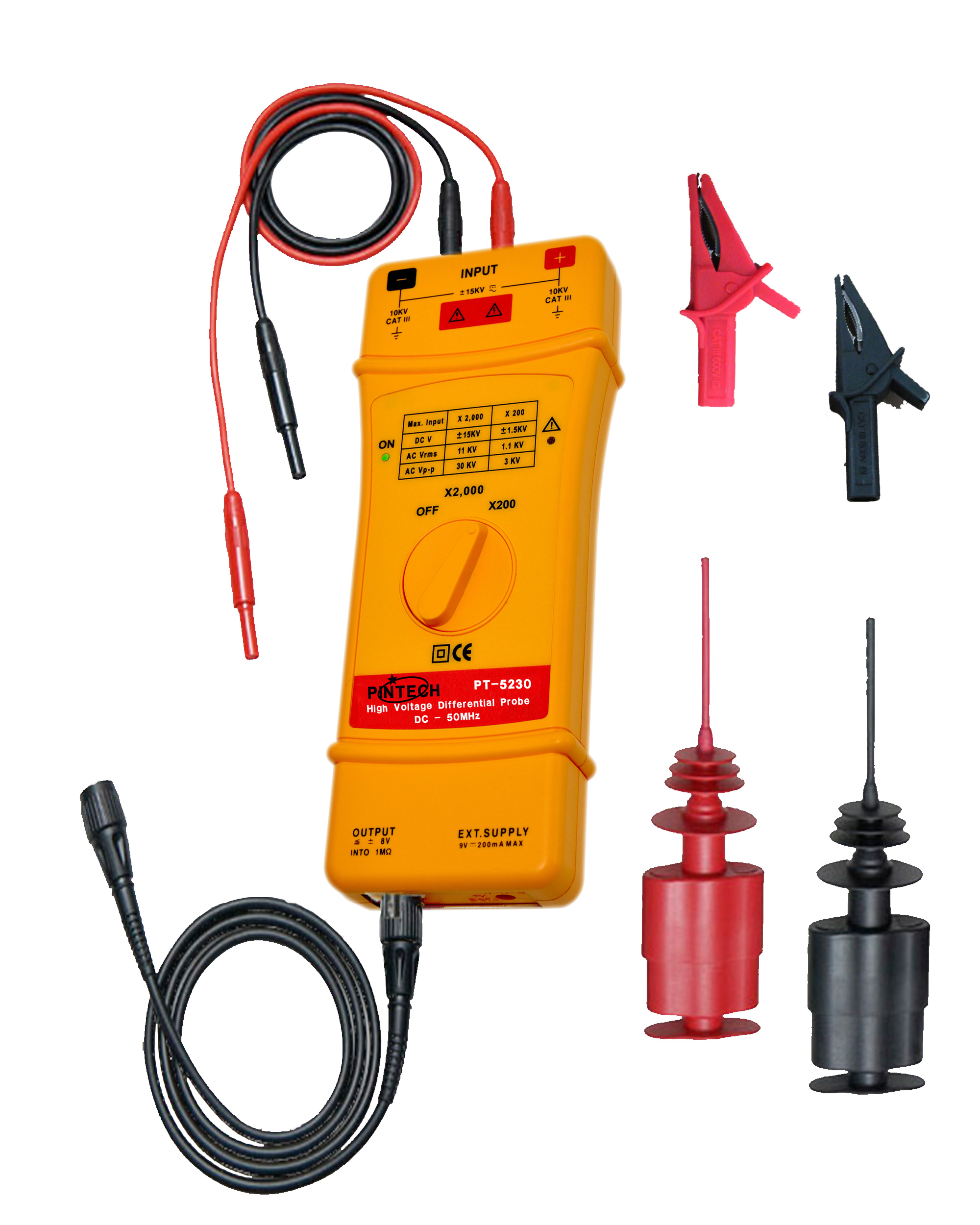 供應(yīng)用于的有源差分探頭探棒DP-100(100MHZ 6500V)