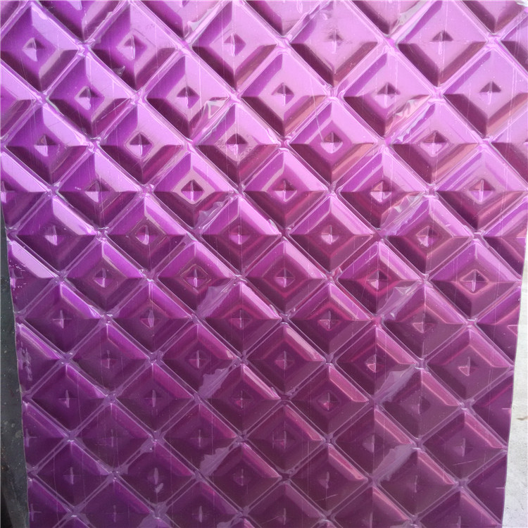成都酒吧ktv壓花不銹鋼 不銹鋼KTV門板 菱形彩色不銹鋼