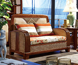 供應(yīng)小藤匠東方B款沙發(fā)  藤家具廠家直銷