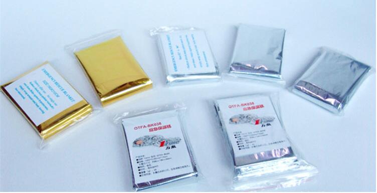 供應用于救生的北京鍍鋁膜急救毯，急救毯定做廠家