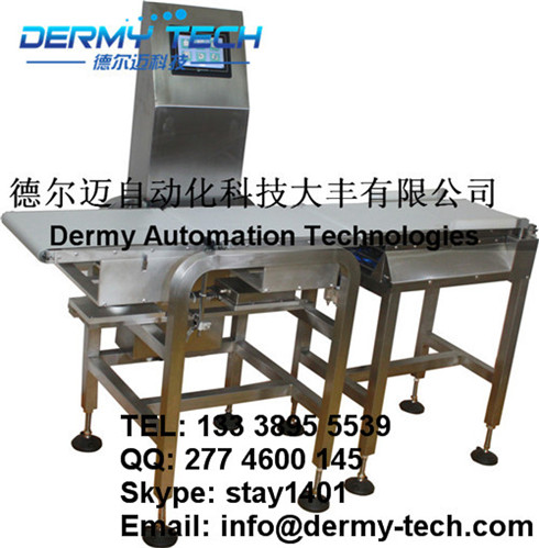 供應(yīng)德爾邁自動重量選別機DEM030牛奶酒 重量選別稱可加工定制