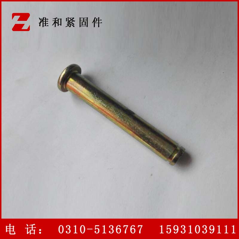 廠家直銷各種規(guī)格型號銷軸鉚釘 鍍鋅銷軸 有孔銷軸