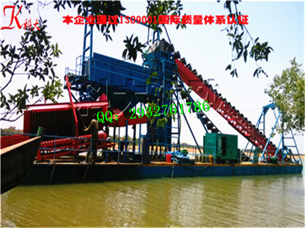 山東挖沙淘金船，挖沙抽沙選金船廠家直銷