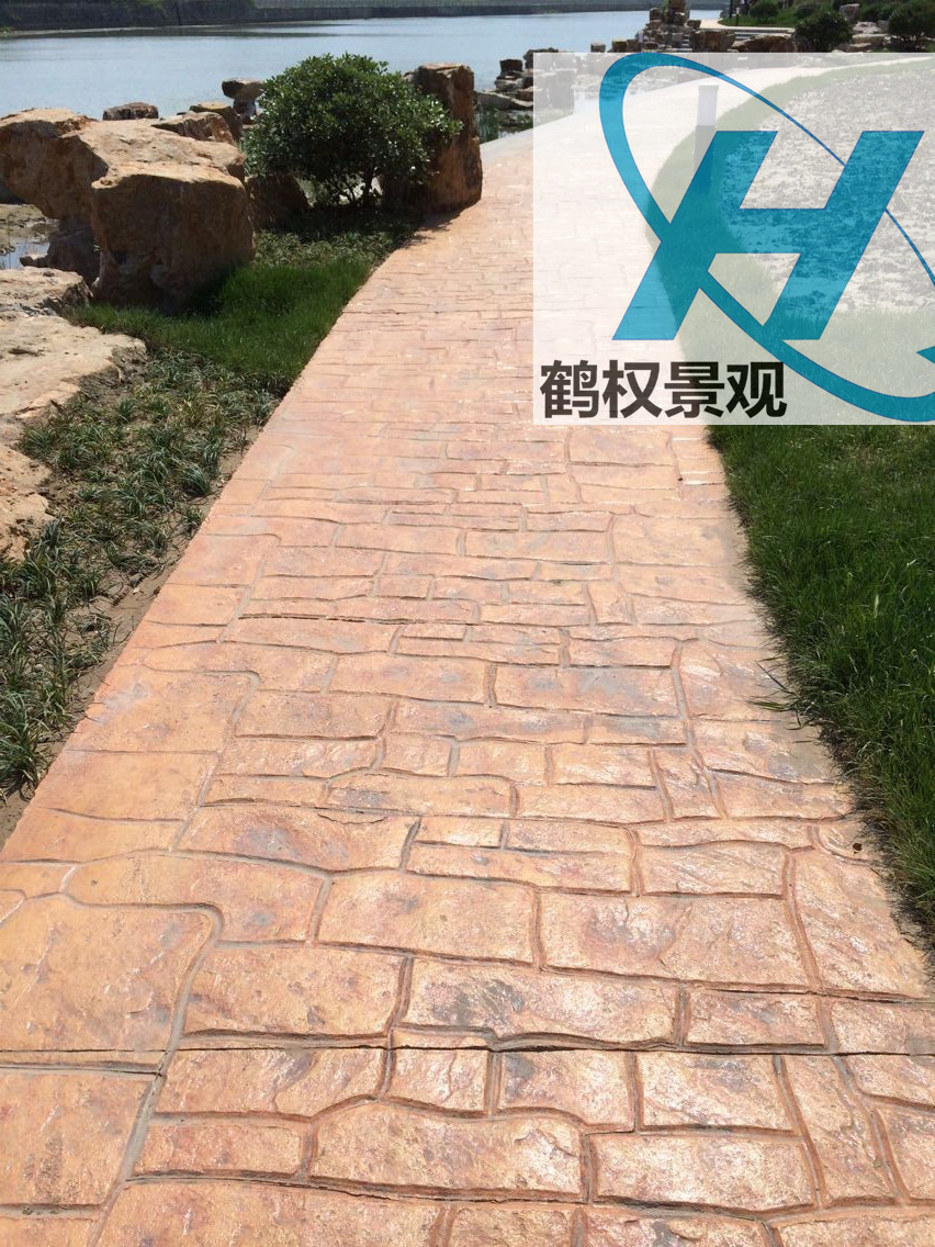 供應(yīng)壓花地坪廠家 混凝土壓花地坪廠家