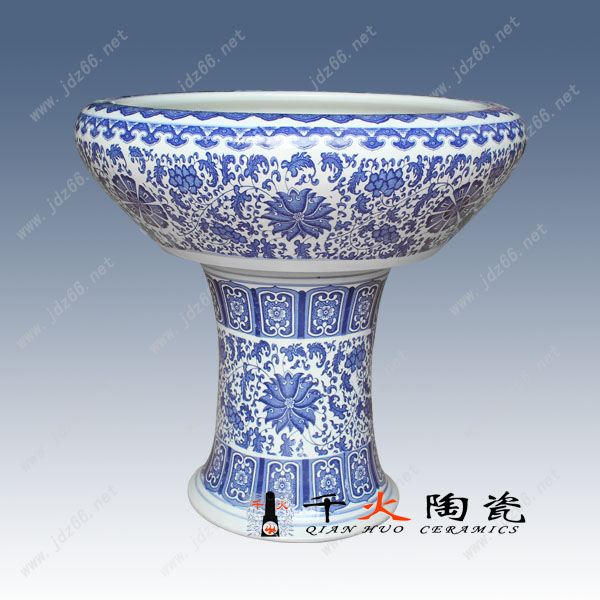 青花瓷工藝品 青花陶瓷大缸