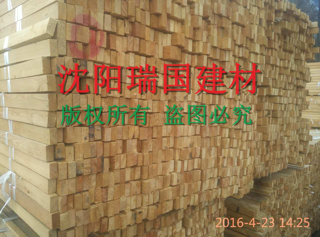 供應(yīng)用于高鐵*的葫蘆島落葉松樟子松木方木材加工