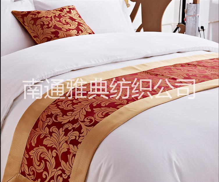 供應(yīng)賓館酒店床上用品貢緞床單提花被套