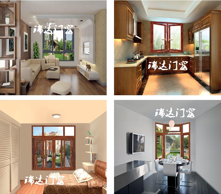 供應(yīng)木紋轉(zhuǎn)印斷橋鋁門窗