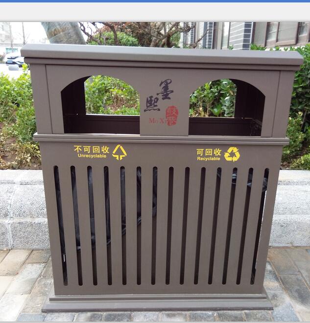 供應(yīng)*果皮箱廠家，內(nèi)蒙古金屬果皮箱，河南鋼制果皮箱批發(fā)