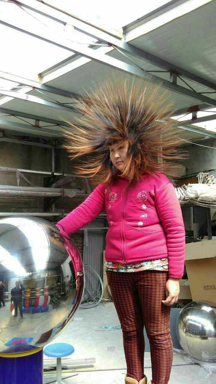 供應(yīng)科普道具靜電球怒發(fā)沖冠手不能抖 科普道具靜電球怒發(fā)沖冠手不能抖出