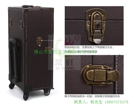 供應(yīng)復(fù)古多層拉桿紋繡工具箱、復(fù)古紋繡箱、復(fù)古拉桿箱、復(fù)古化妝箱、多層拉桿紋繡箱、美發(fā)美甲箱、專業(yè)紋繡箱定制