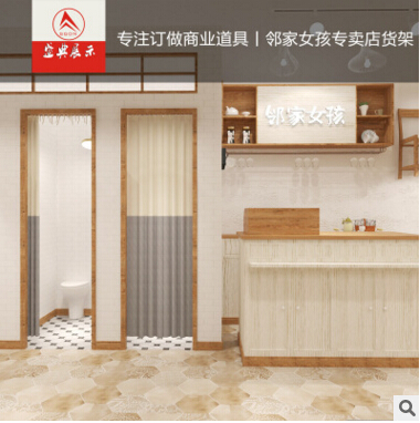 服裝店貨架服裝展示架 鄰家女孩專賣(mài)店貨架 服裝貨架廠家定做