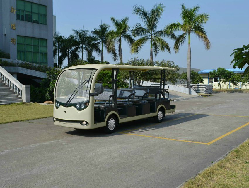 供應(yīng)用于旅游觀光的十四人座旅游觀光電動車