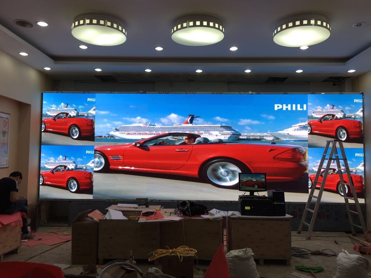 供應(yīng)p2.5高清壓鑄鋁LED租賃屏，p3.91戶(hù)外表貼，p6.25地磚屏