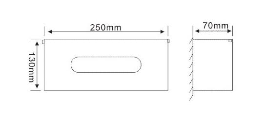 供應(yīng)座式紙巾盒不銹鋼YLEA014