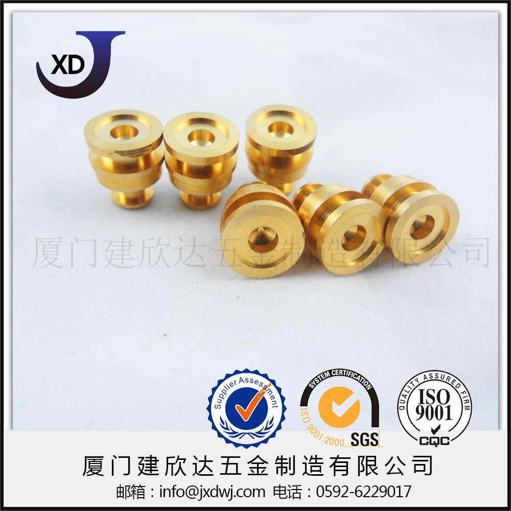 供應(yīng)用于五金生產(chǎn)加工的非標(biāo)五金定做滾花螺母銅柱五金配件