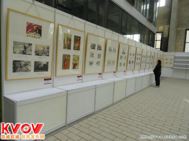 供應北京八棱柱屏風掛畫展板租賃銷售