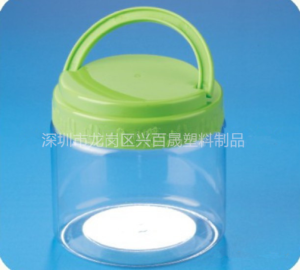 廣東廠家供應(yīng)450ml塑料圓瓶透明塑料瓶 PET塑料罐 食品包裝密封瓶 藥材|花茶罐子雪菊批發(fā)